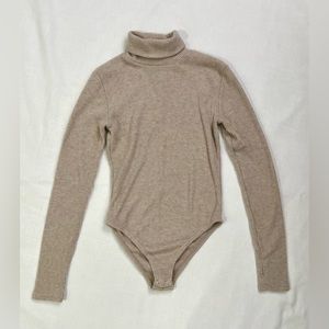 Forever 21 Bodysuit Ribbed Turtleneck